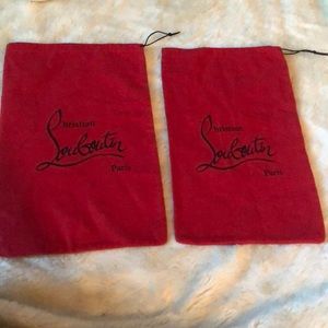 Set of 2 Authentic Christian Louboutin dust bags